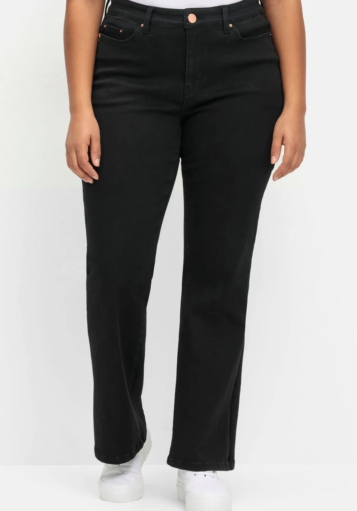 Bootcut Stretch-Jeans mit Bodyforming-Effekt