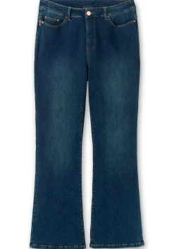 Bootcut Stretch-Jeans mit Bodyforming-Effekt