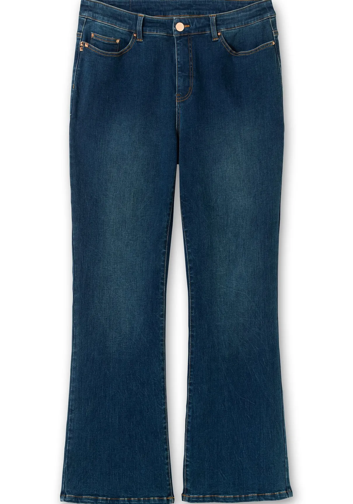 Bootcut Stretch-Jeans mit Bodyforming-Effekt