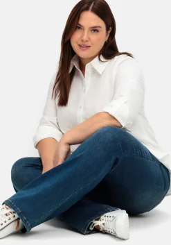 Bootcut Stretch-Jeans mit Bodyforming-Effekt