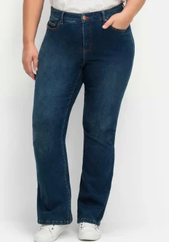 Bootcut Stretch-Jeans mit Bodyforming-Effekt