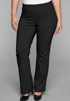 Bootcut-Hose mit Shaping-Effekt