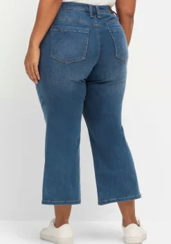 Bootcut-Jeans in 7/8-Länge, mit Bodyforming-Effekt