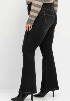 Bootcut-Jeans mit 3D-Catfaces