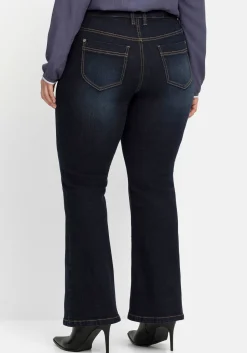 Bootcut-Jeans mit 3D-Catfaces