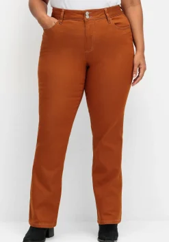 Bootcut-Jeans mit Push-up-Effekt