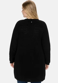 Cardigan aus Grobstrick, in offener Form