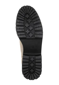 Chelsea-Boots aus Velourslederimitat