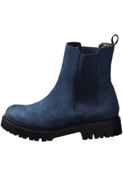 Chelsea-Boots aus Velourslederimitat