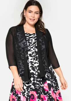 Chiffon-Bolero im Zipfellook