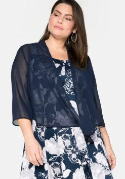 Chiffon-Bolero im Zipfellook