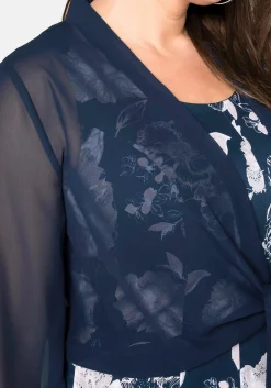 Chiffon-Bolero im Zipfellook