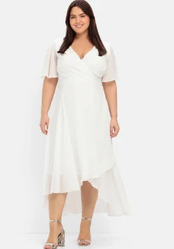 Chiffonkleid im Lagenlook, mit Unterkleid