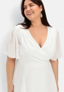 Chiffonkleid im Lagenlook, mit Unterkleid