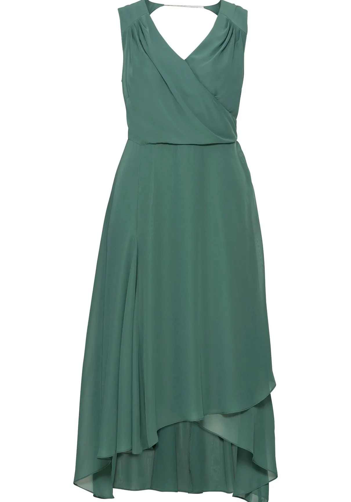 Chiffonkleid in Wickeloptik