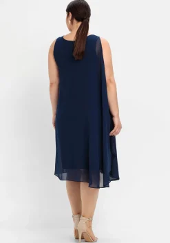 Cocktailkleid aus Chiffon, in A-Linie