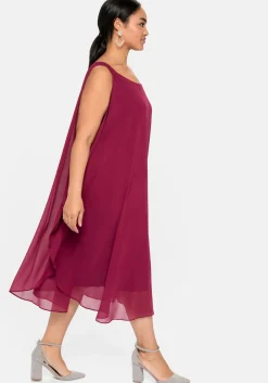 Cocktailkleid aus Chiffon, in A-Linie