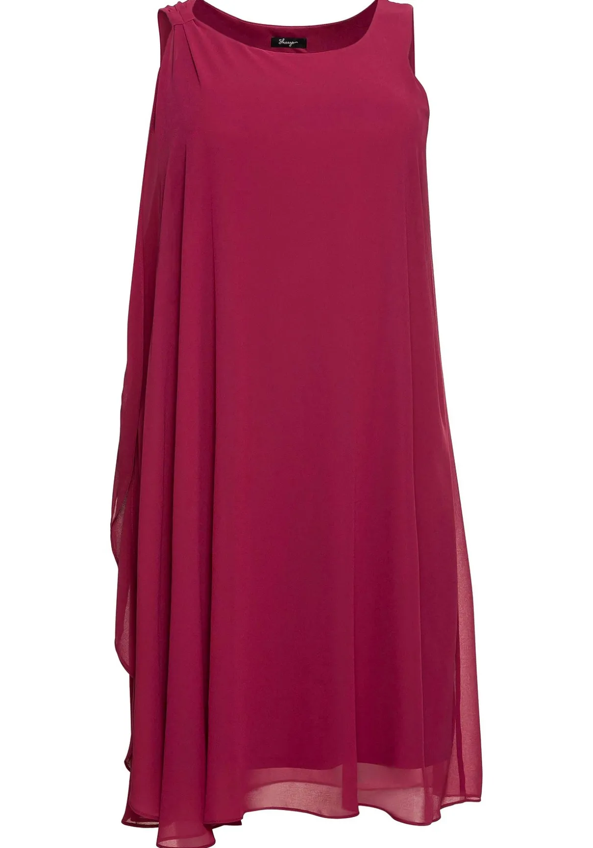 Cocktailkleid aus Chiffon, in A-Linie