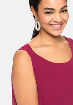 Cocktailkleid aus Chiffon, in A-Linie