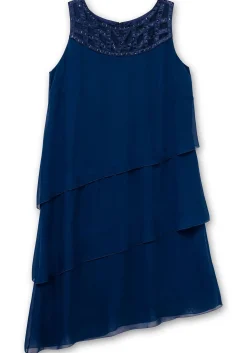 Cocktailkleid im Layerlook, mit Pailletten