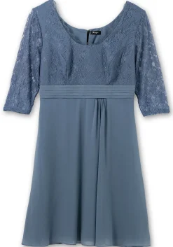 Cocktailkleid mit floraler Spitze