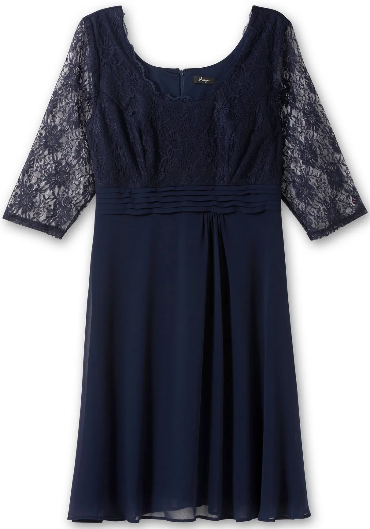 Cocktailkleid mit floraler Spitze