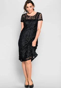 Cocktailkleid mit Zierborten