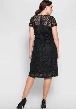 Cocktailkleid mit Zierborten