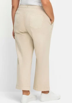 Culotte aus weichem Twill, in gewaschener Optik