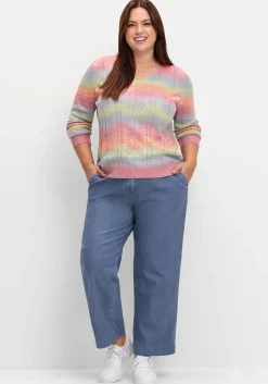 Culotte aus weichem Twill, in gewaschener Optik