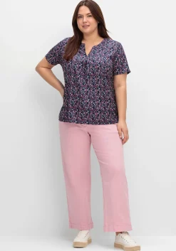 Culotte aus weichem Twill, in gewaschener Optik