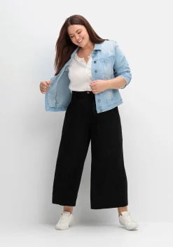 Culotte in Curvy-Schnitt ELLA mit Stoffgürtel