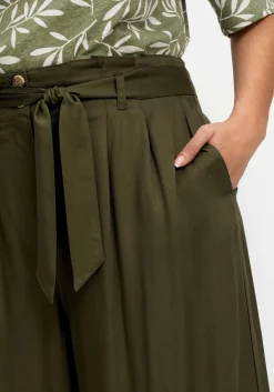 Culotte in Curvy-Schnitt ELLA mit Stoffgürtel