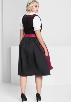 Dirndl mit Schürze und Bluse 3tlg.