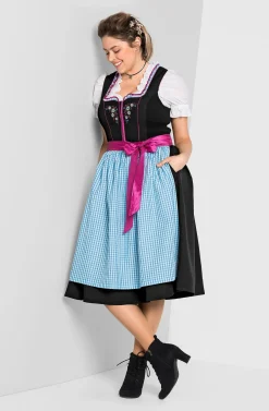 Dirndl mit Schürze und Bluse 3tlg.