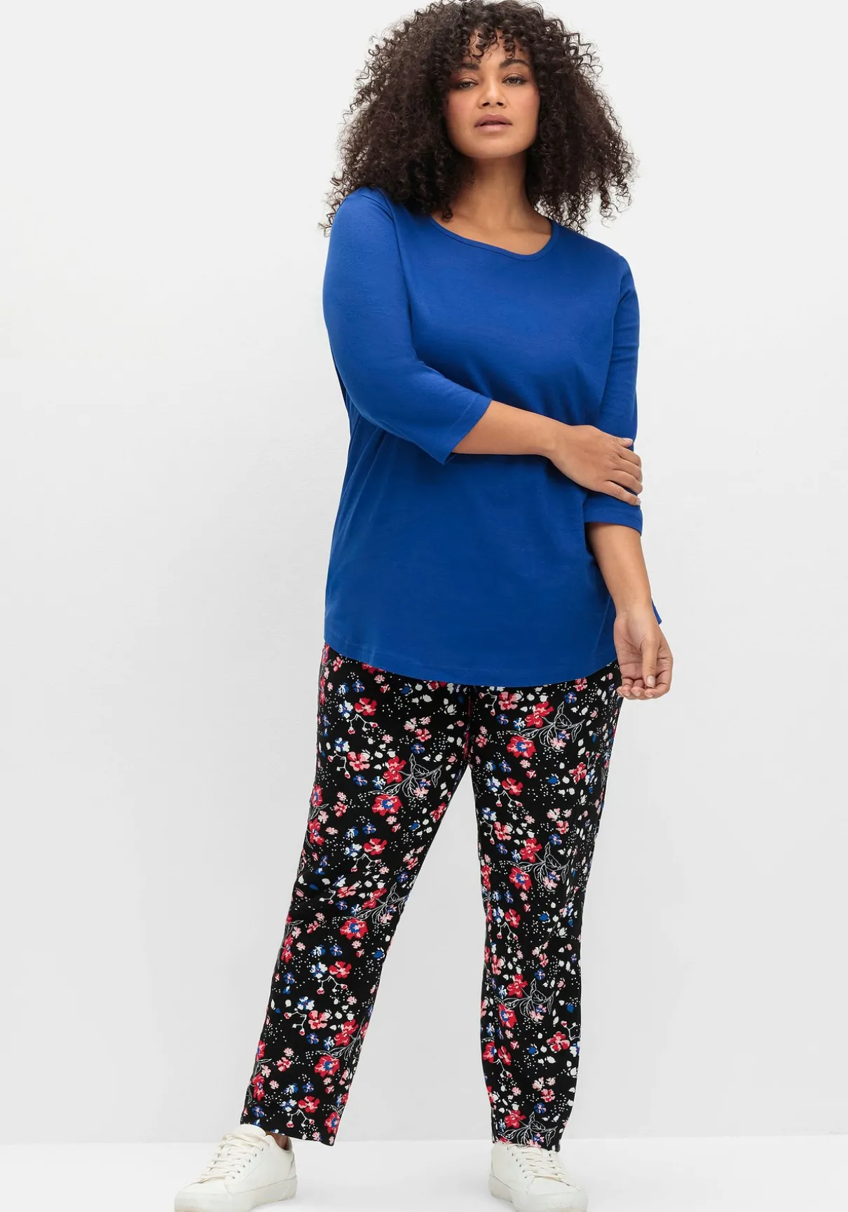 Doppelpack 3/4-Arm-Shirts in leichter A-Linie