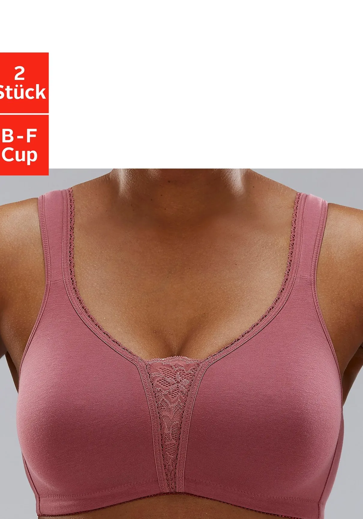 Doppelpack BHs ohne Bügel