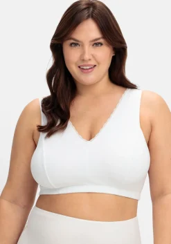 Doppelpack Bustiers mit Spitzenbesatz