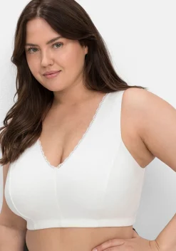 Doppelpack Bustiers mit Spitzenbesatz