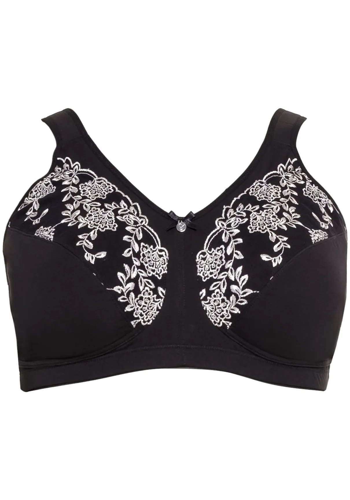 Doppelpack Entlastungs-BHs, mit Stickerei-Spitze