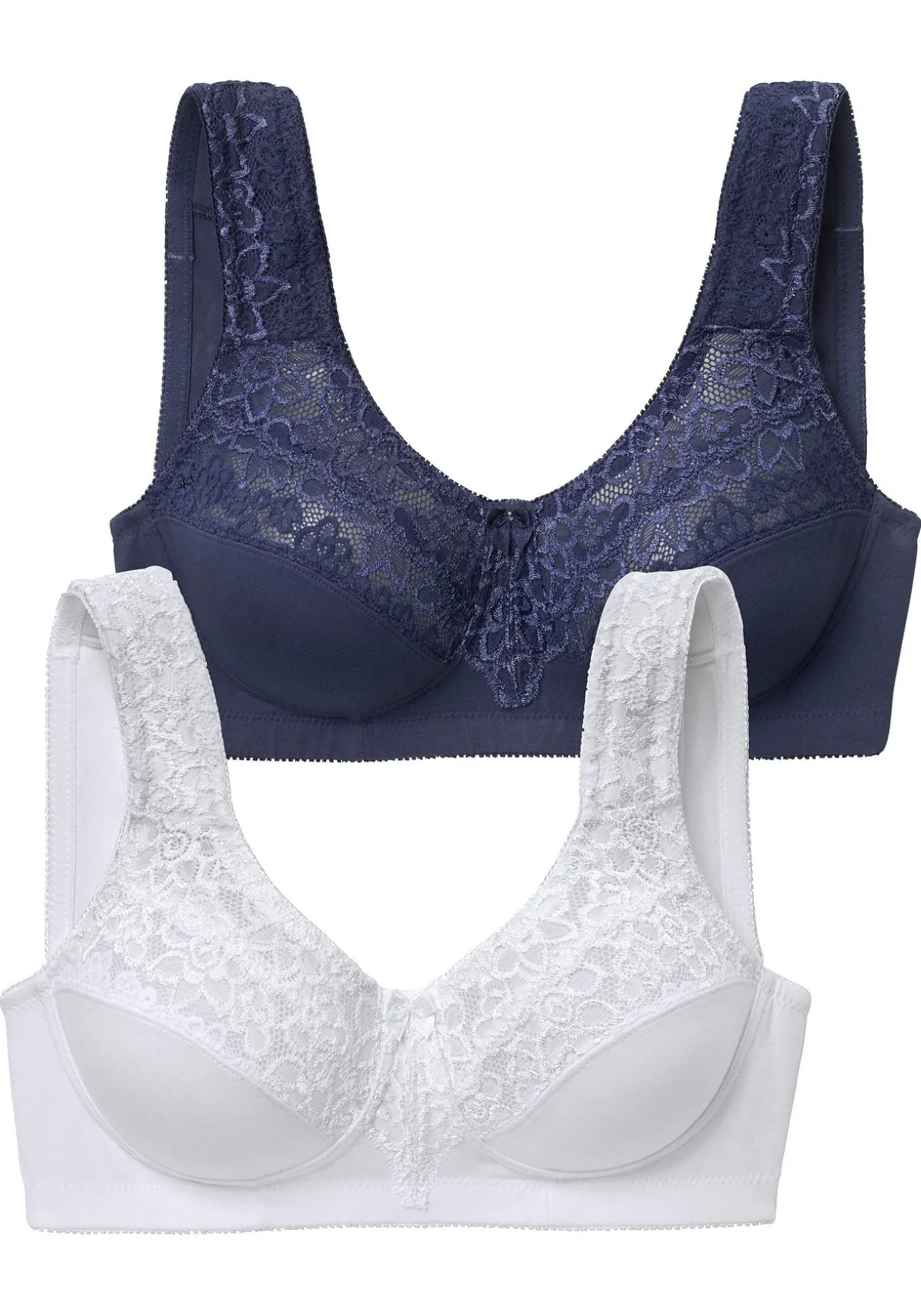 Doppelpack Entlastungs-BHs mit Spitze