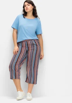 Doppelpack 7/8-Hosen, uni und gestreift