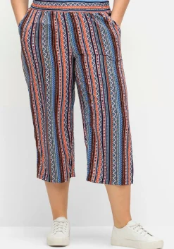 Doppelpack 7/8-Hosen, uni und gestreift