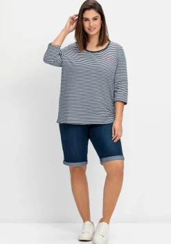 Doppelpack Jeans-Bermudas, mit Gummibund