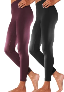 Doppelpack Leggings mit Gummibund