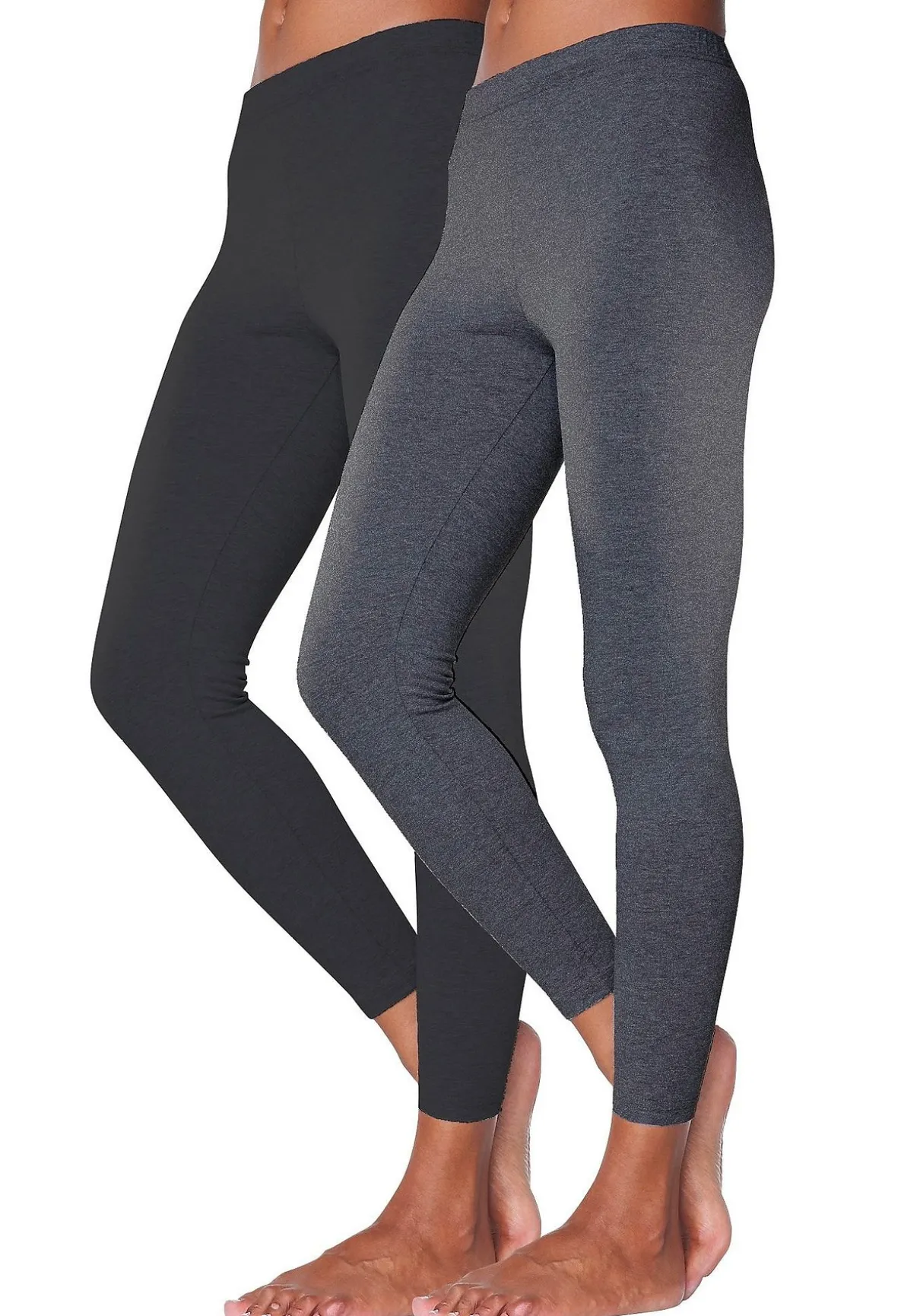 Doppelpack Leggings mit Gummibund