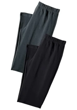 Doppelpack Leggings mit Gummibund