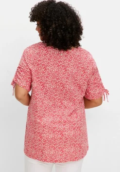 Doppelpack Shirts mit Tunnelzug am Ärmel