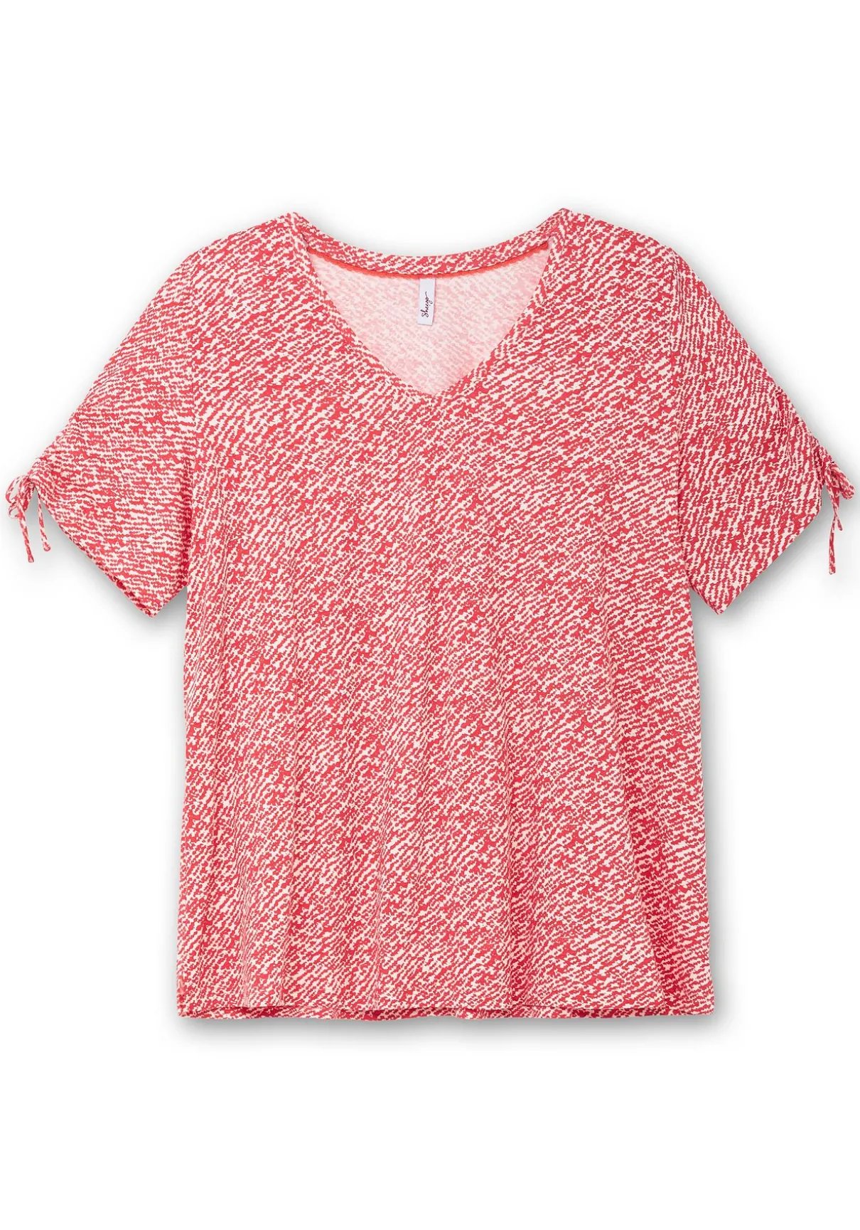 Doppelpack Shirts mit Tunnelzug am Ärmel