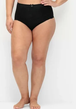 Doppelpack Taillenslips mit Spitzeneinsatz